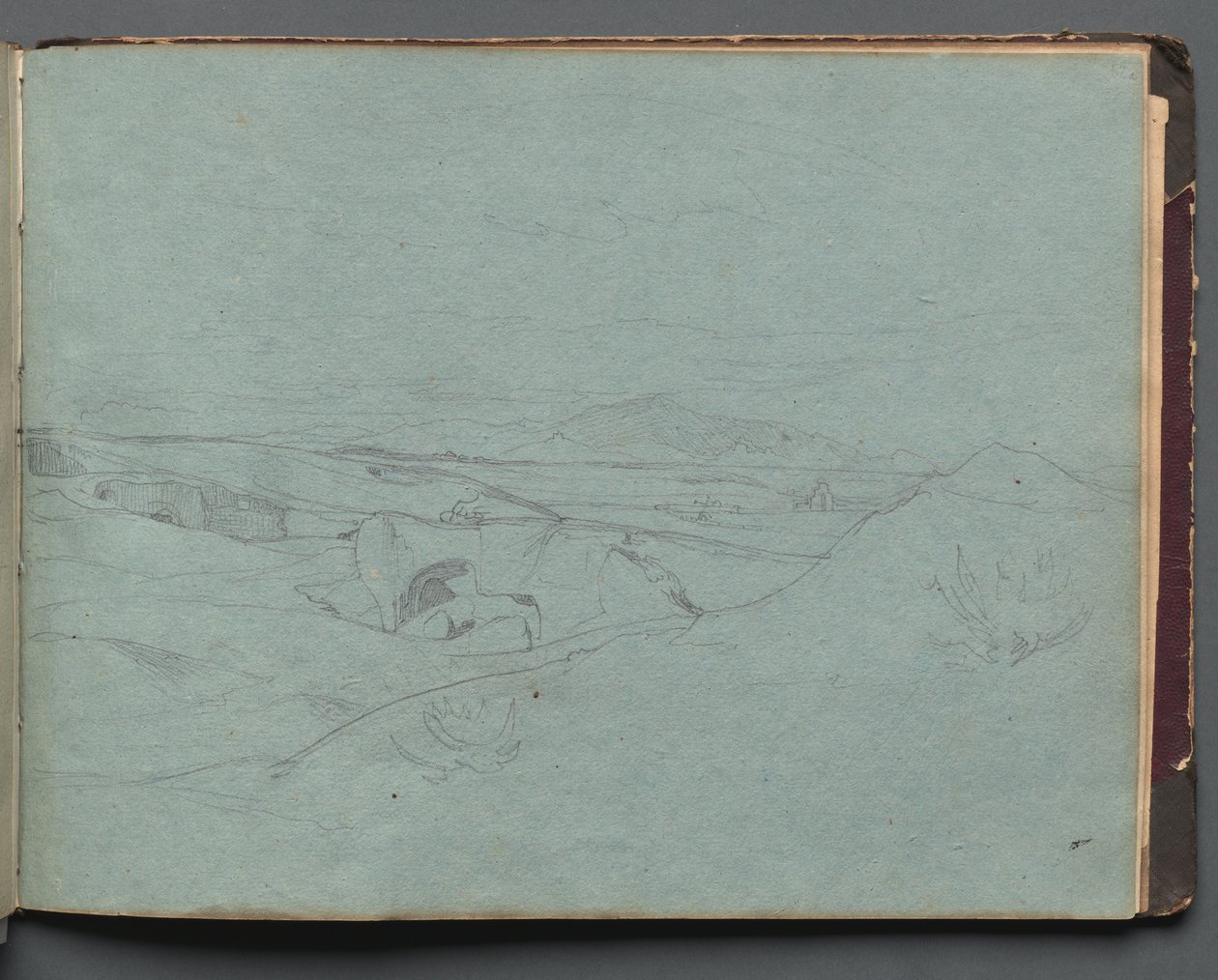 Paesaggio romano da Franz Johann Heinrich Nadorp