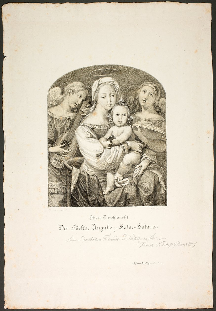 Madonna con il Bambino da Franz Johann Heinrich Nadorp