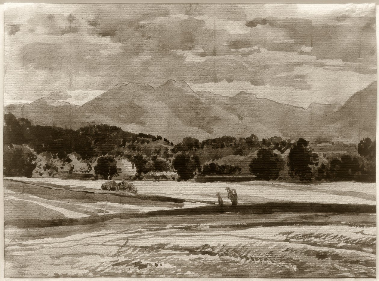 Paesaggio collinare da Franz Kobell