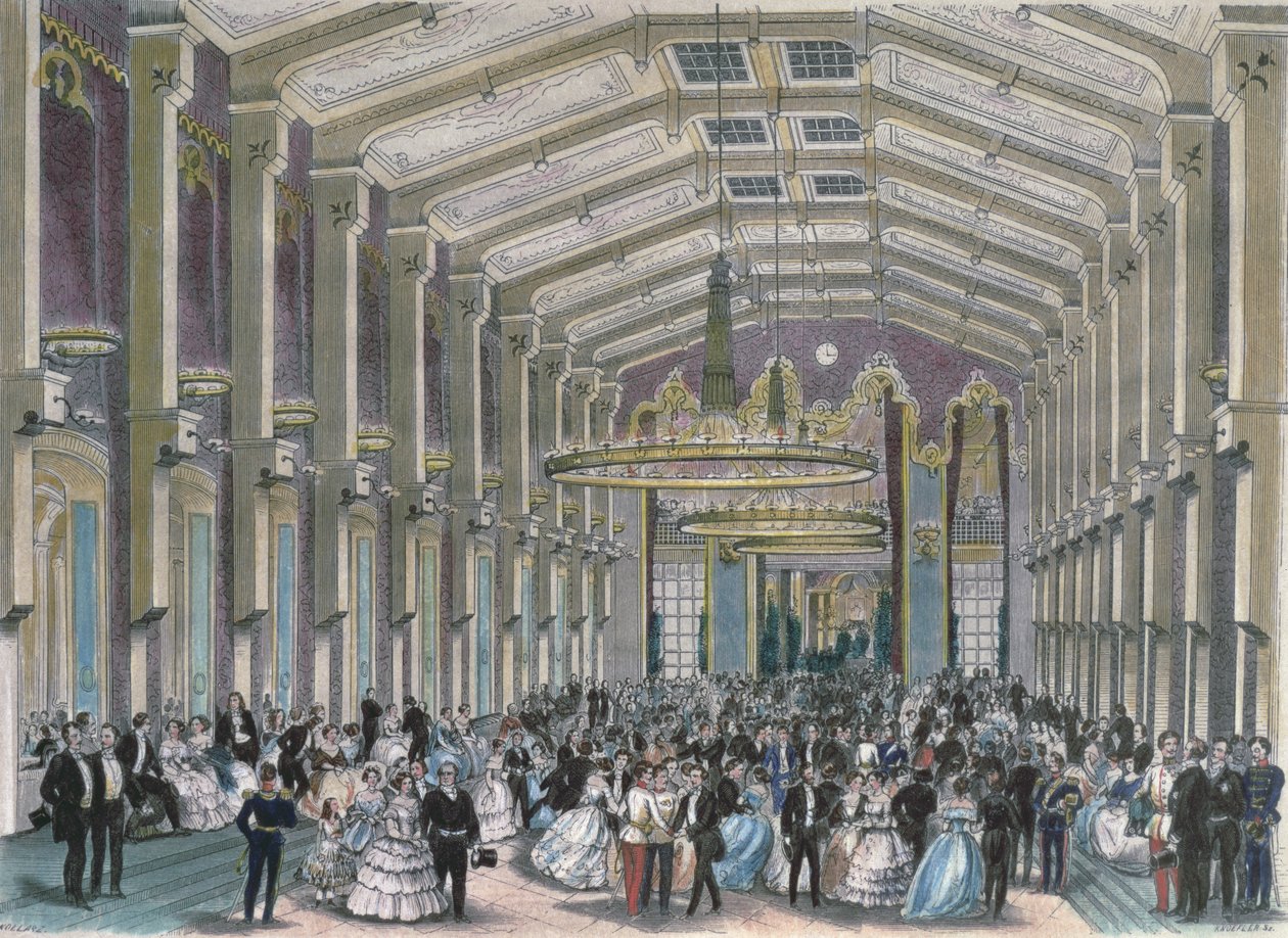 Sophien-Bad-Saal, un ballo di corte nel Palazzo Hofburg, Vienna da Franz Kollarz
