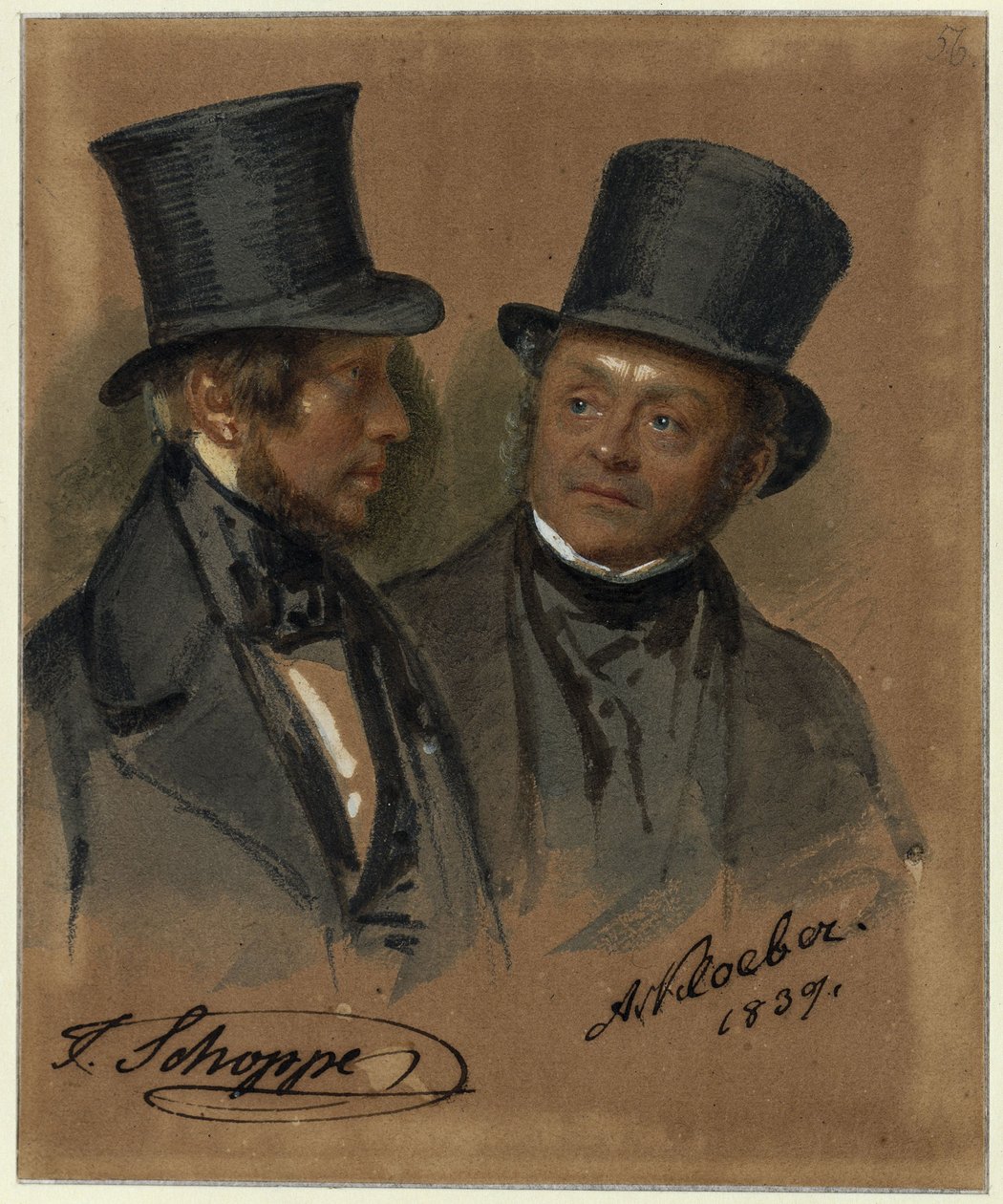 August v. Kloeber, Julius Schoppe da Franz Krüger