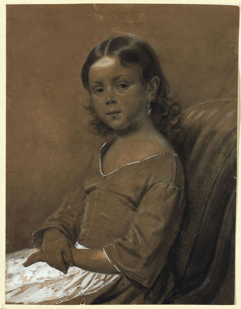 Auguste Taglioni da bambina da Franz Krüger