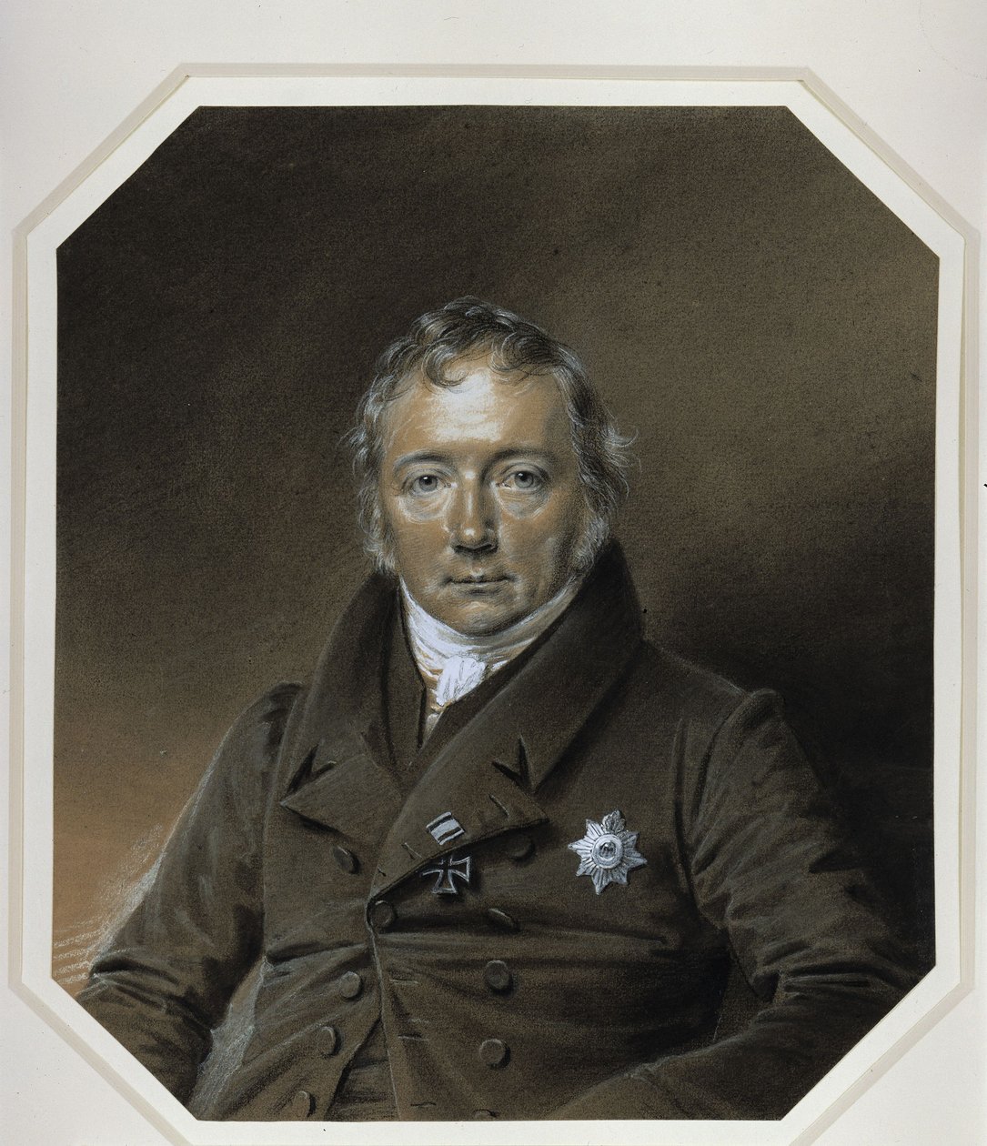 Ritratto di Friedrich Christian Adolf von Motz da Franz Krüger
