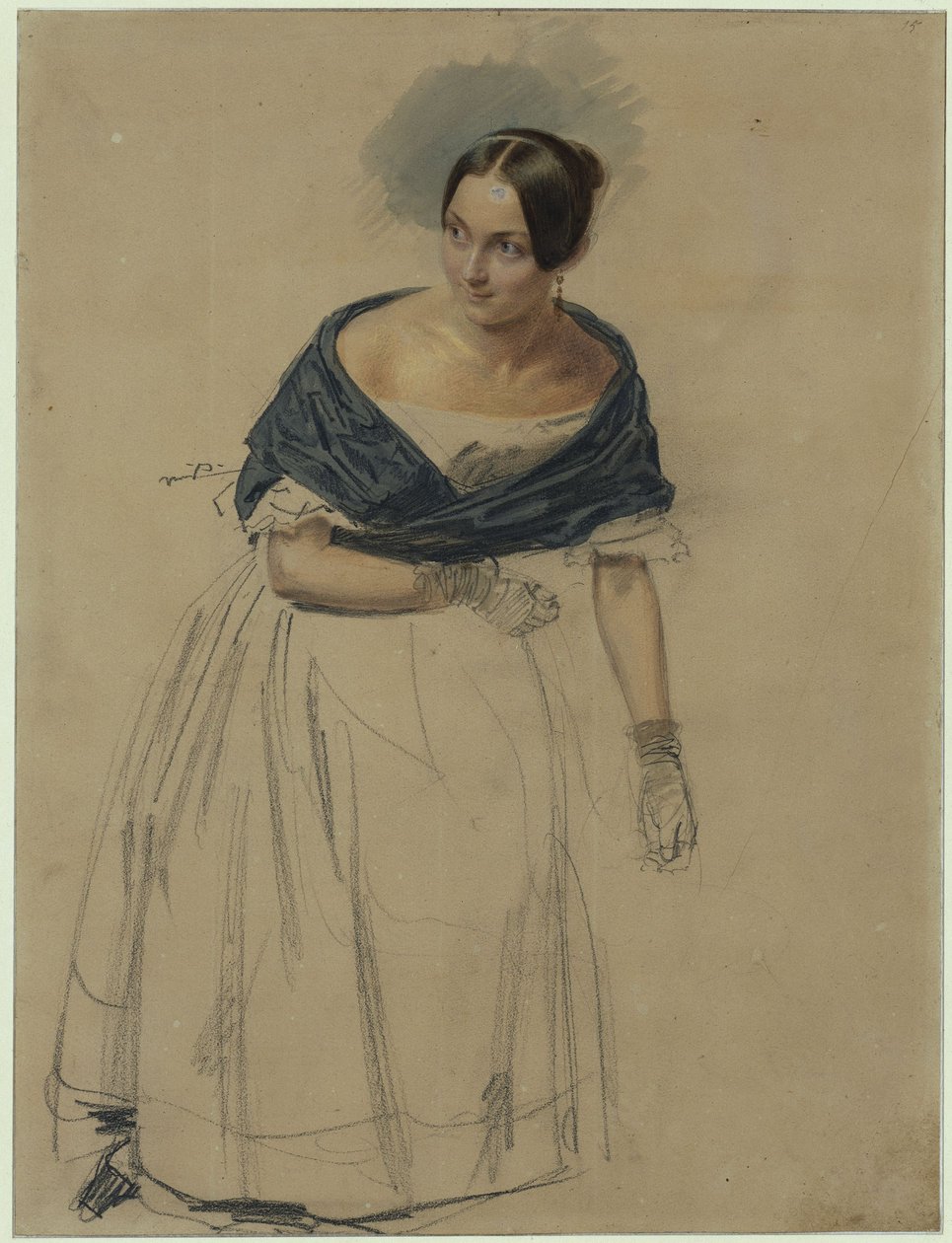 Ragazza dei fiori da Franz Krüger