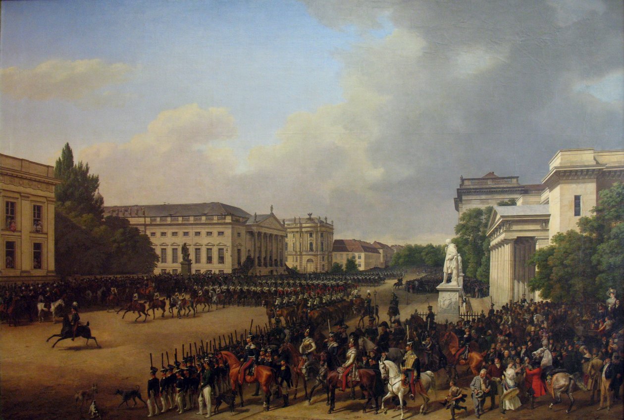 Tedesco: Sfilata in Opernplatz a Berlino Sfilata in Opernplatz da Franz Krüger