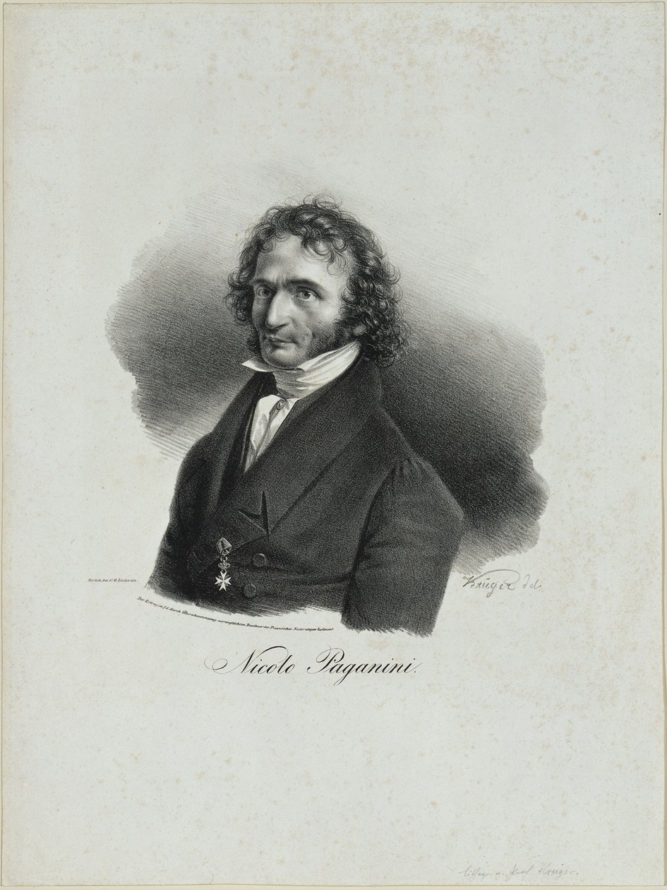Niccolò Paganini da Franz Krüger