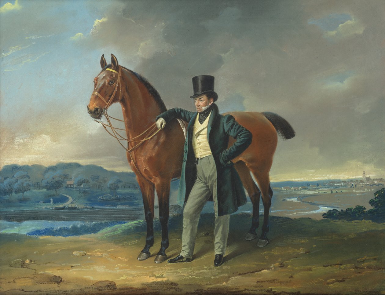Wilhelm Christian Benecke von Groditzberg, 1828 da Franz Krüger