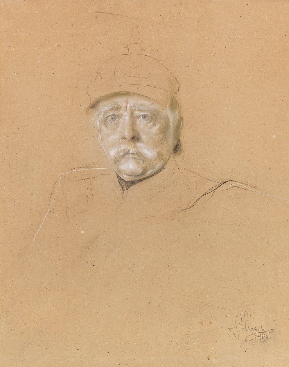Ritratto di Otto von Bismarck 1815-1898, 1894 da Franz von Lenbach