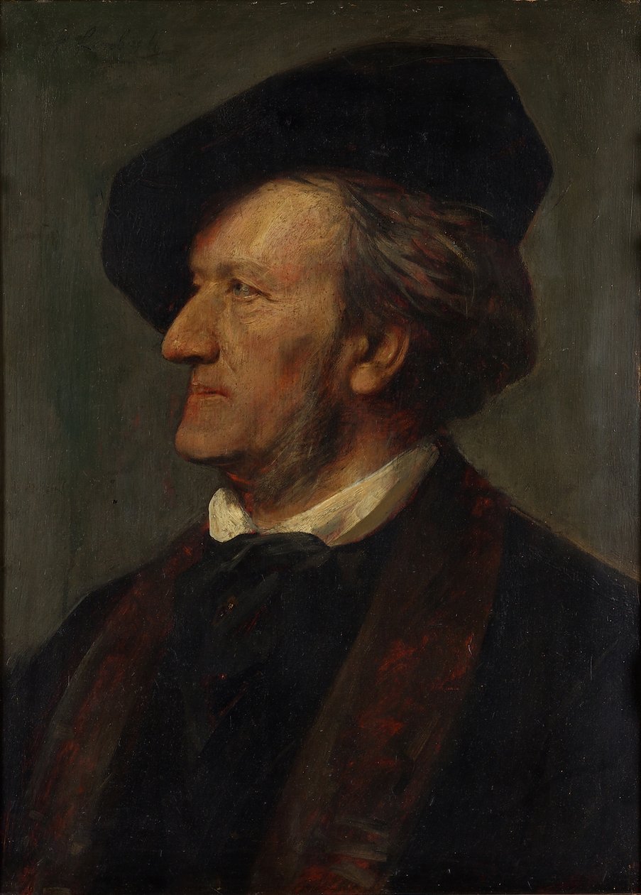 Ritratto del compositore Richard Wagner 1813-1883 da Franz von Lenbach