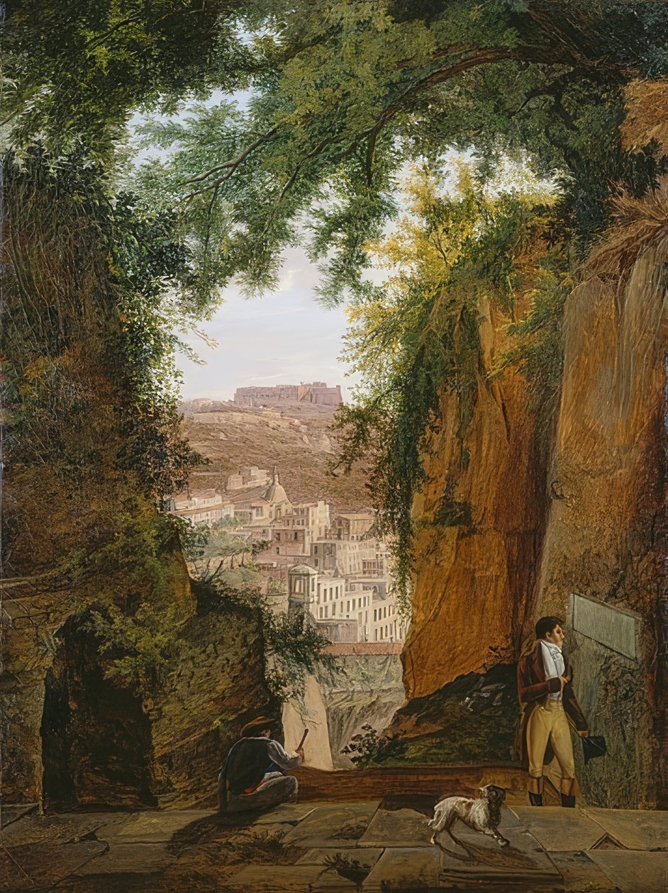 Vista dalla tomba di Virgilio sulla città di Napoli da Franz Ludwig Catel