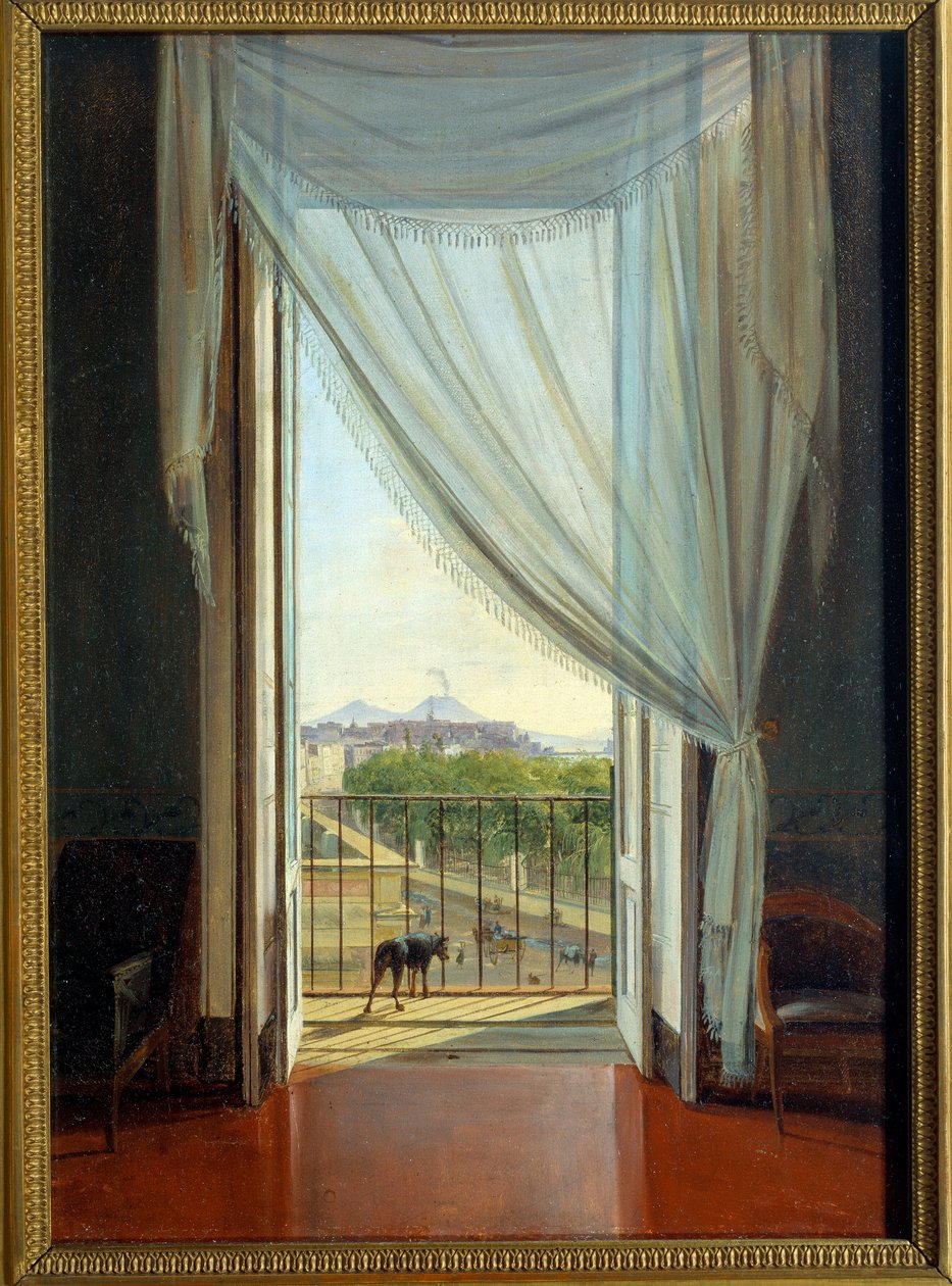 Una finestra a Napoli da Franz Ludwig Catel