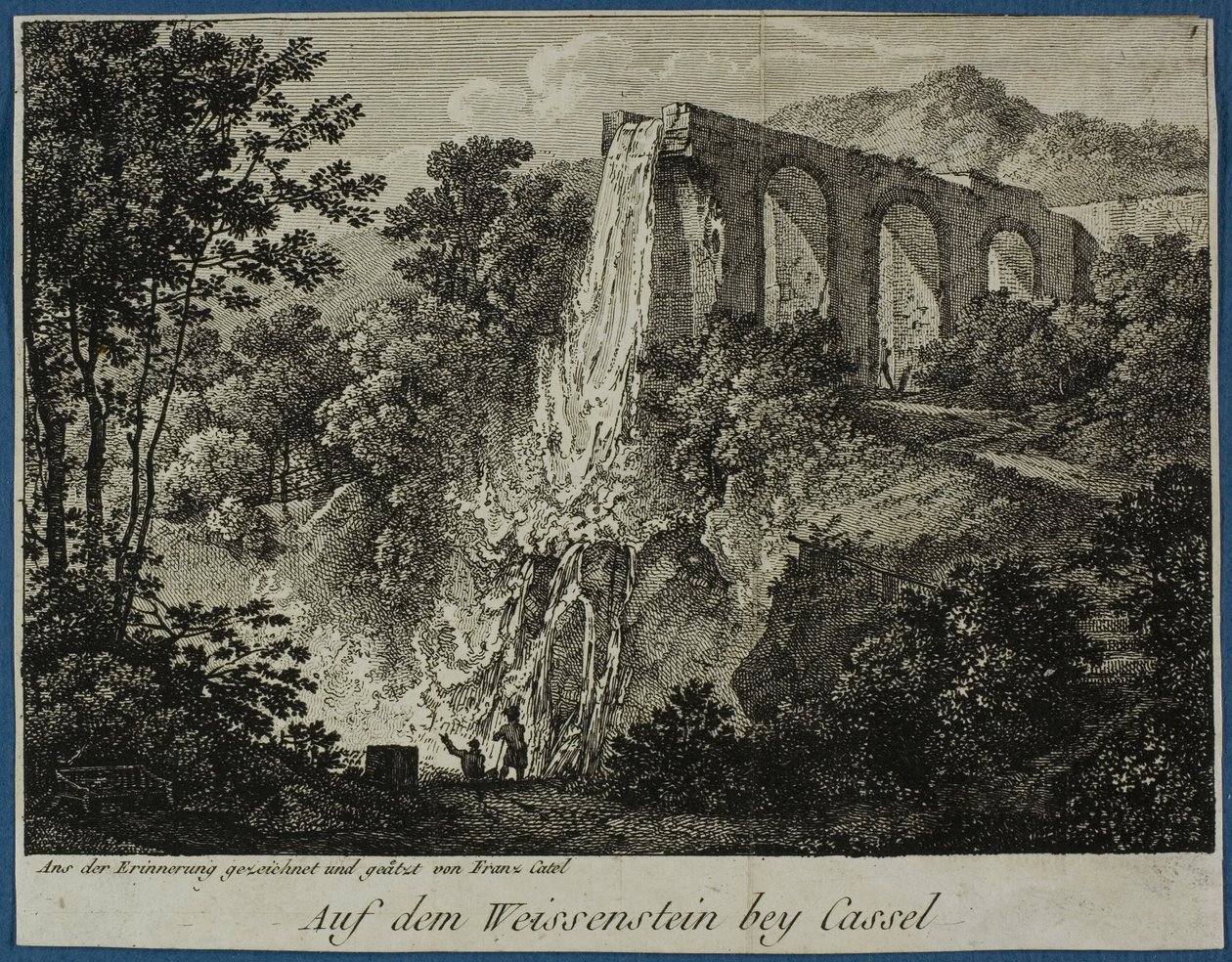 Veduta del Weissenstein Vicino a Cassel da Franz Ludwig Catel