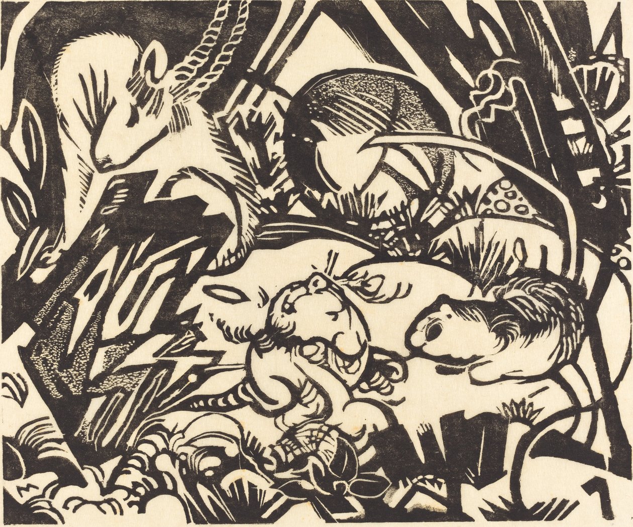 Leggenda degli animali, 1912 da Franz Marc