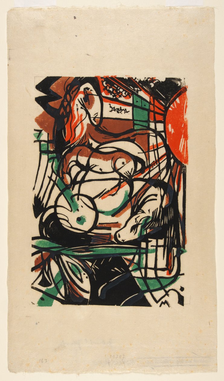 Erschaffung der Pferde da Franz Marc