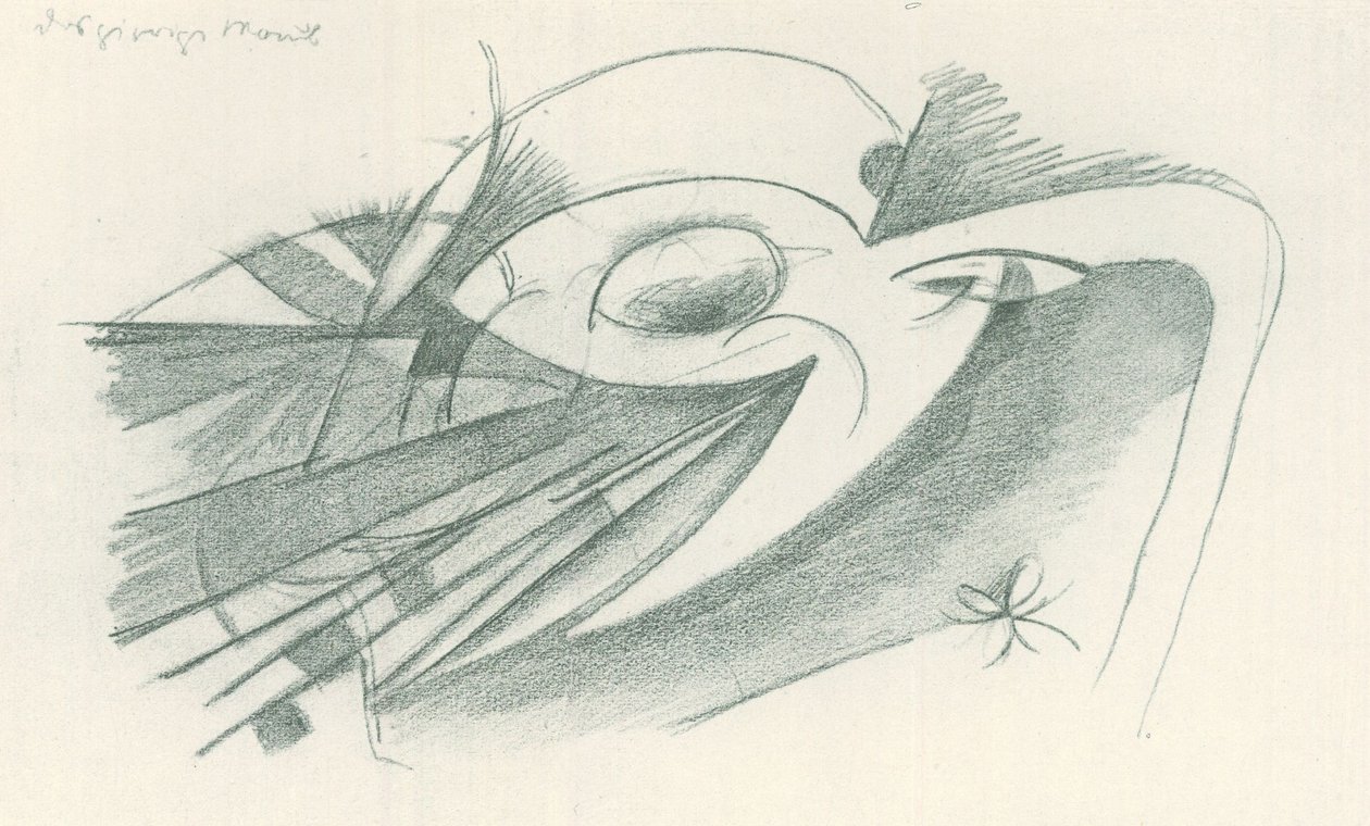 La luna avida da Franz Marc