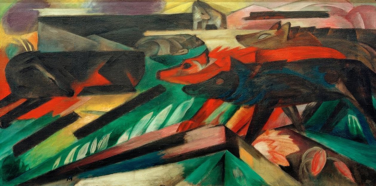 I lupi (Guerra dei Balcani) da Franz Marc