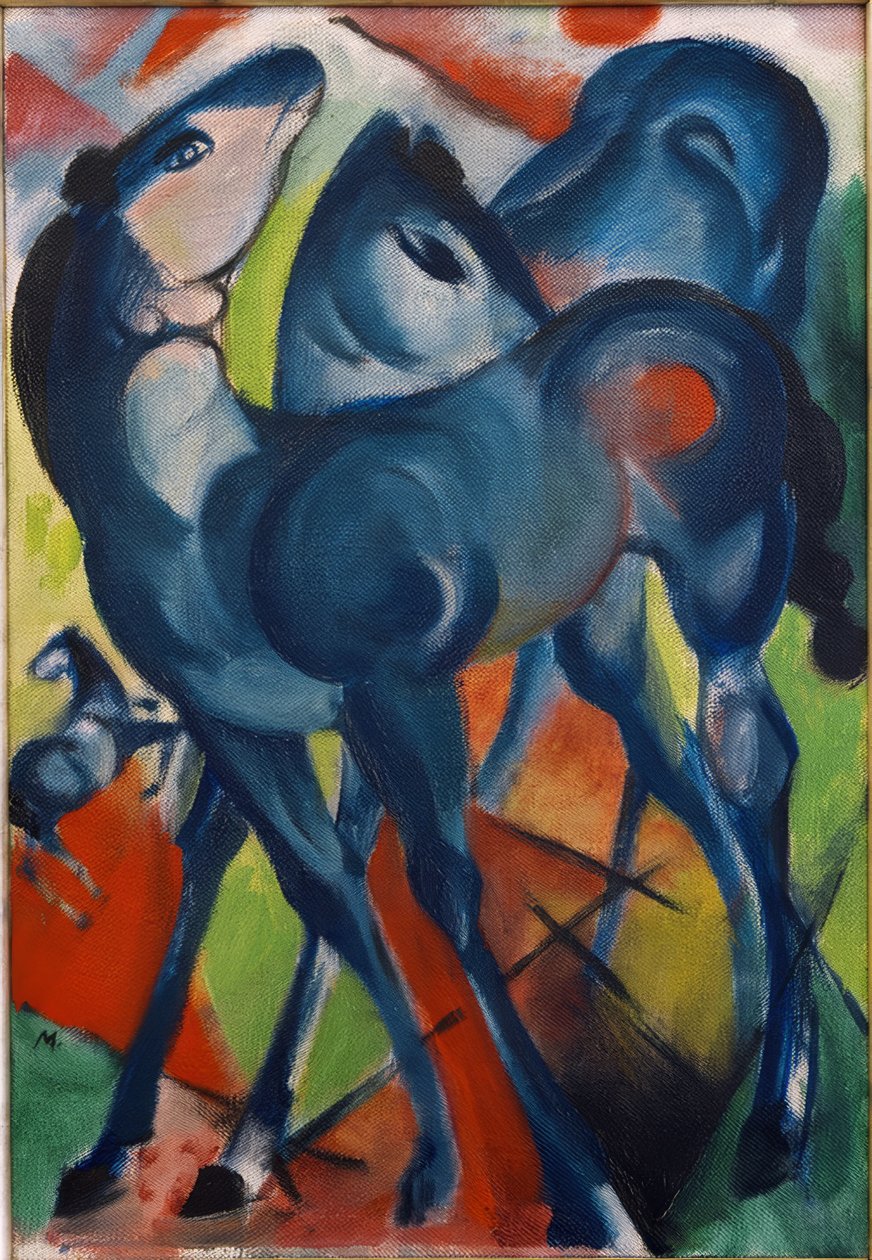 I puledri blu da Franz Marc