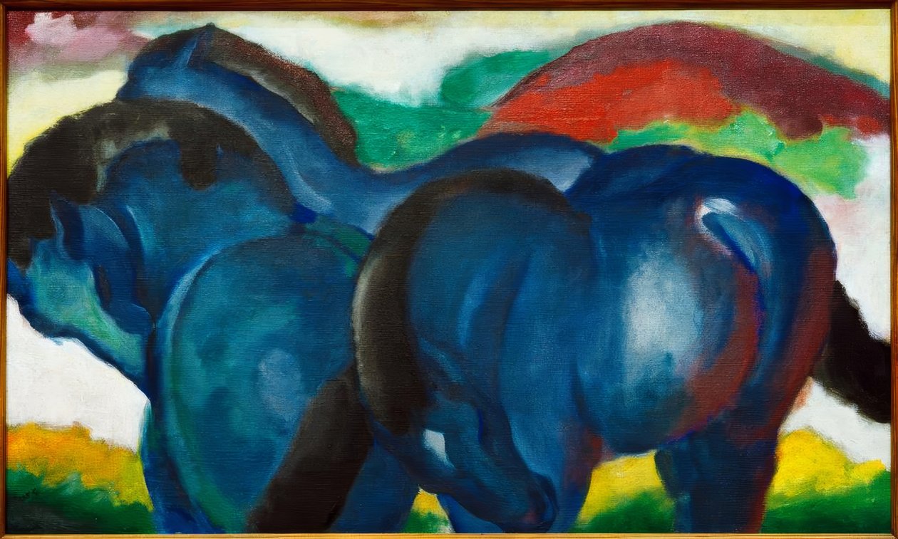 I piccoli cavalli blu da Franz Marc