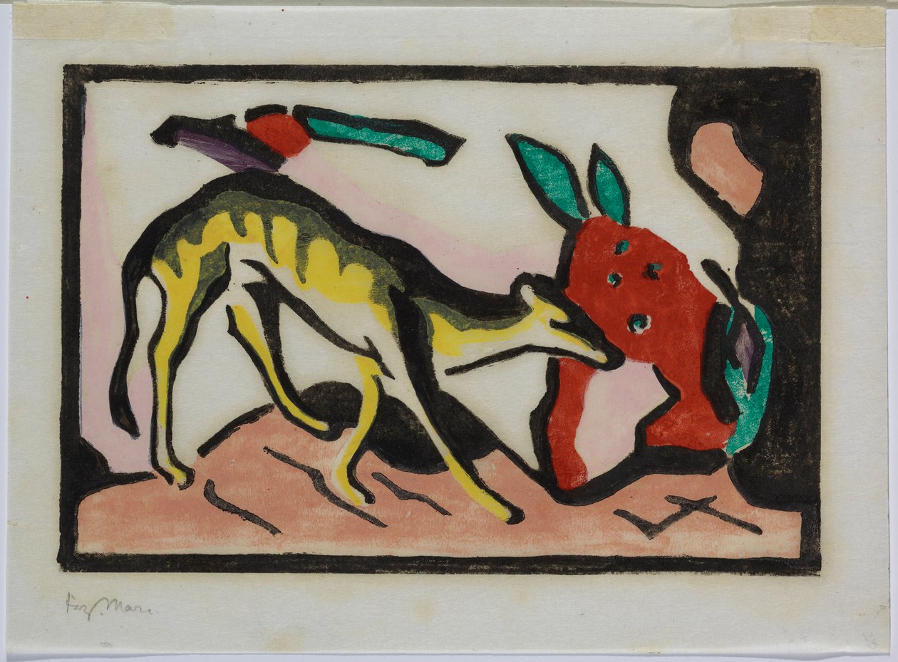 Creatura fantastica da Franz Marc