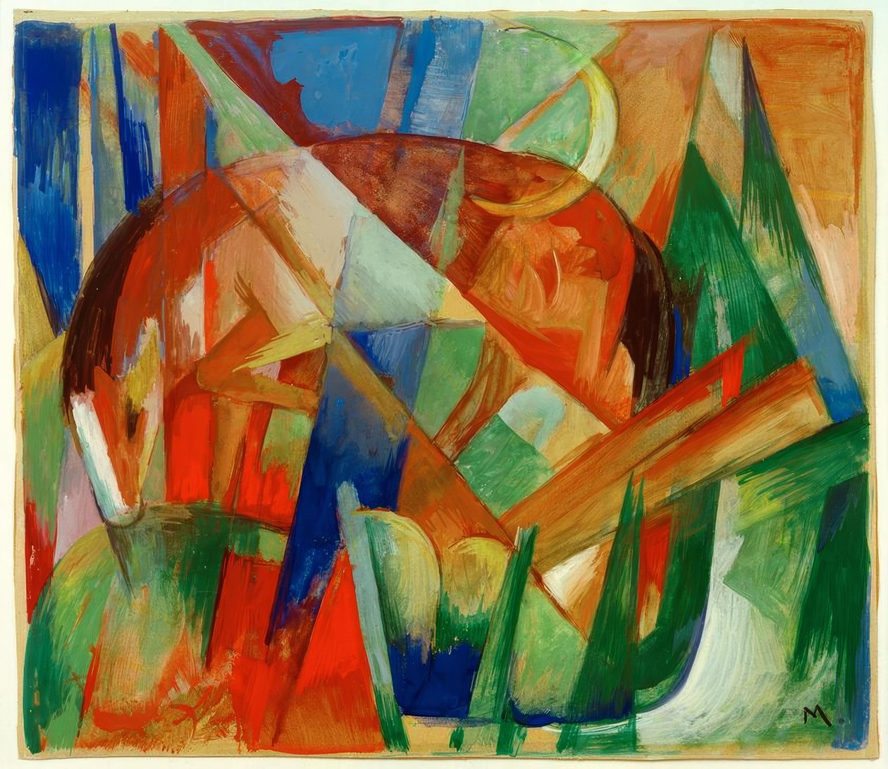 Creatura fantastica II (Cavallo) da Franz Marc