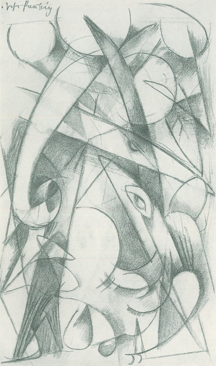 Franz Marc - Schizzo dal campo - Foglio 09 da Franz Marc