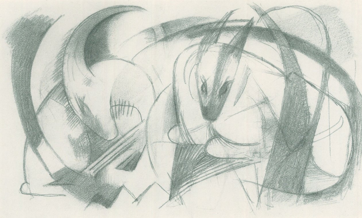 Franz Marc - Schizzo dal campo - Foglio 13 da Franz Marc