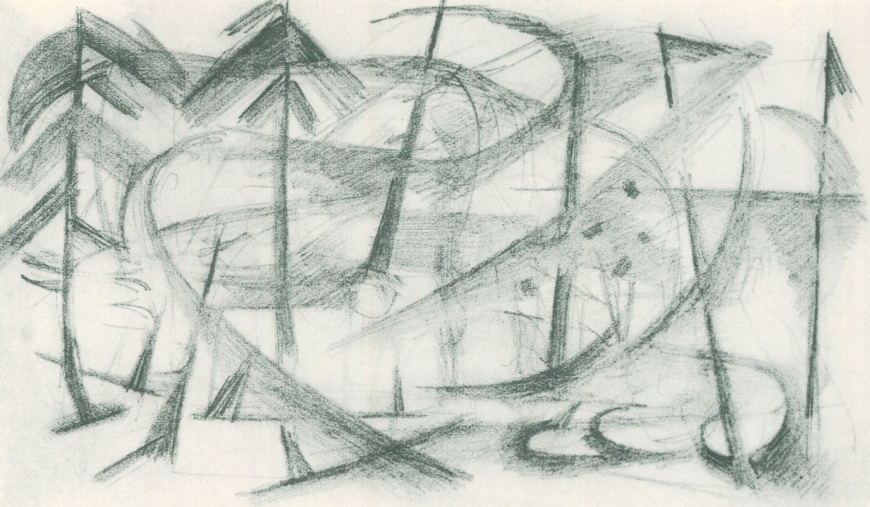 Franz Marc - Schizzo dal campo - Foglio 35 da Franz Marc