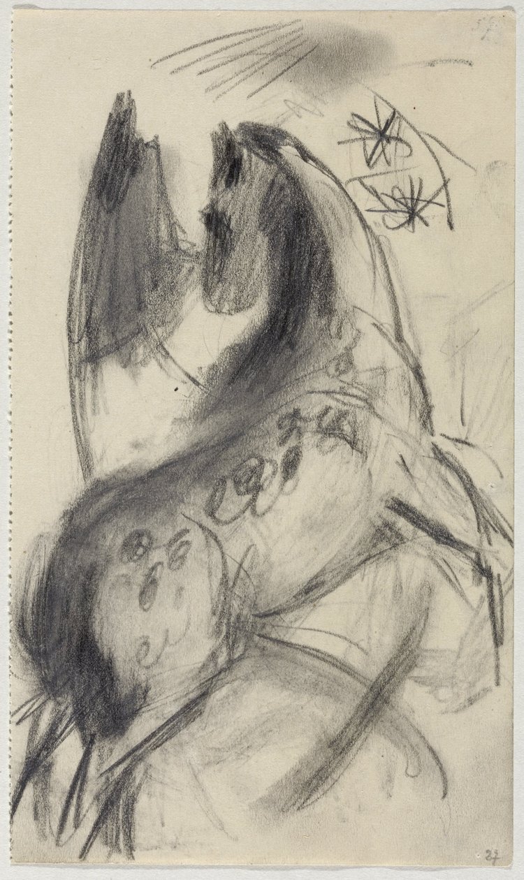 Tedesco: Cavallo da salto da Franz Marc