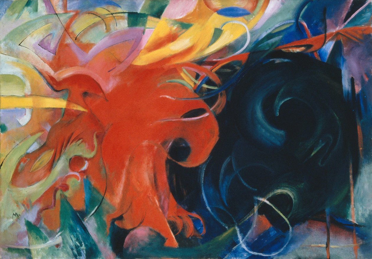 Forme in lotta da Franz Marc