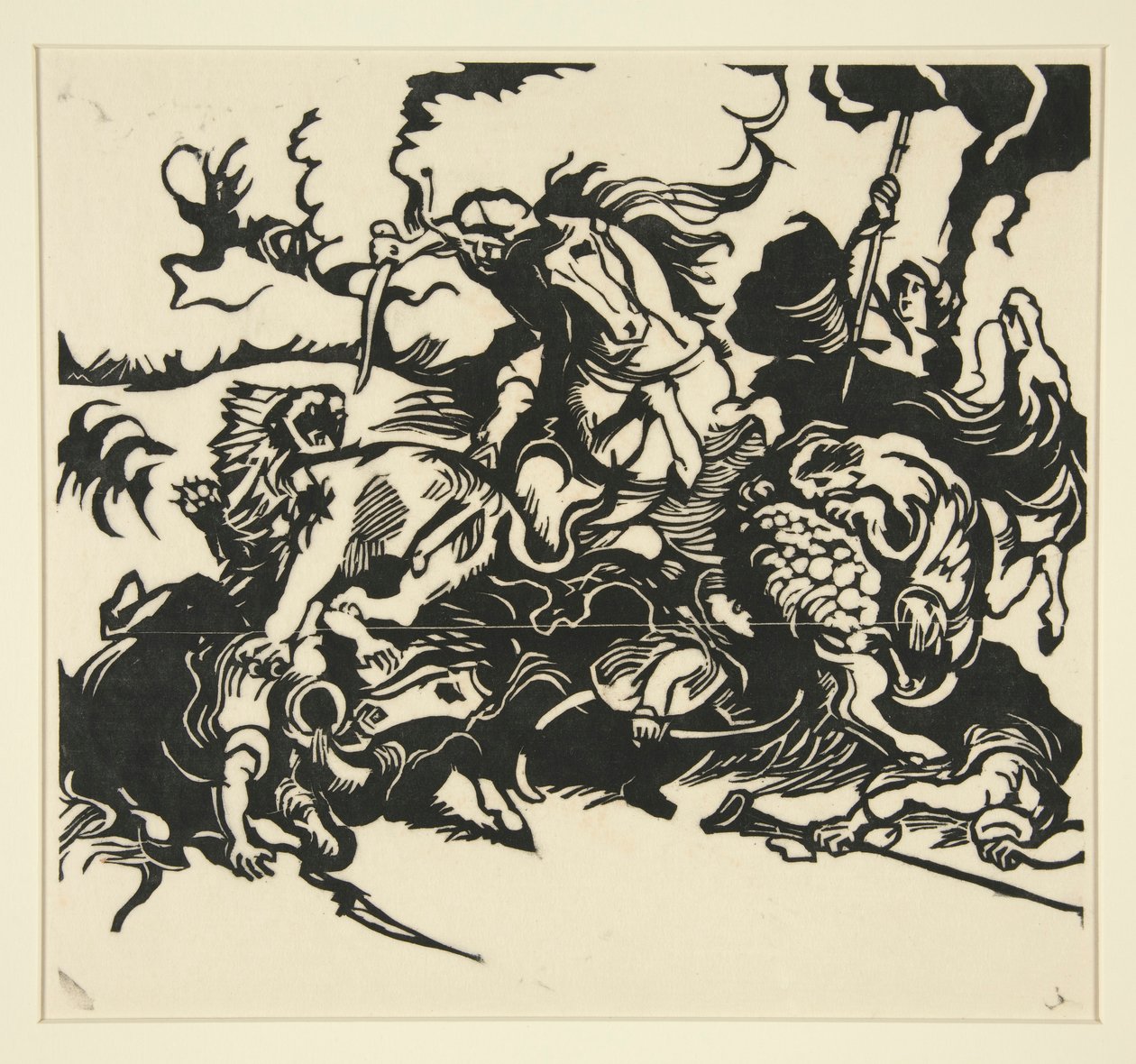 Caccia al leone da Franz Marc