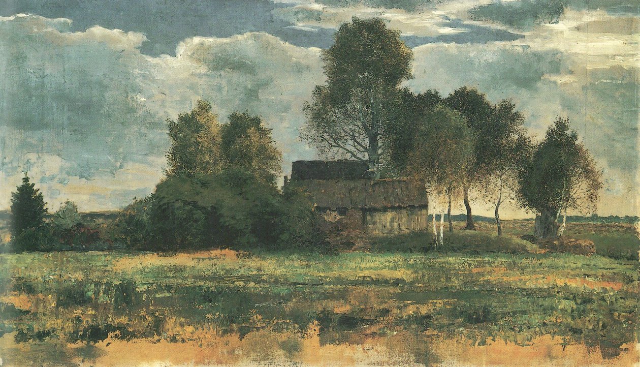 Capanne nella palude di Dachau da Franz Marc