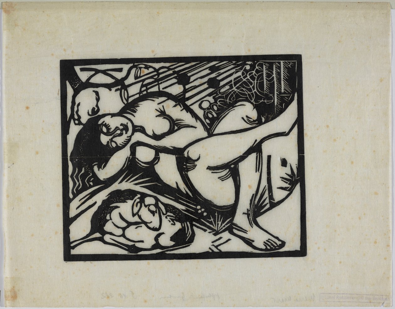 Pastorella dormiente da Franz Marc