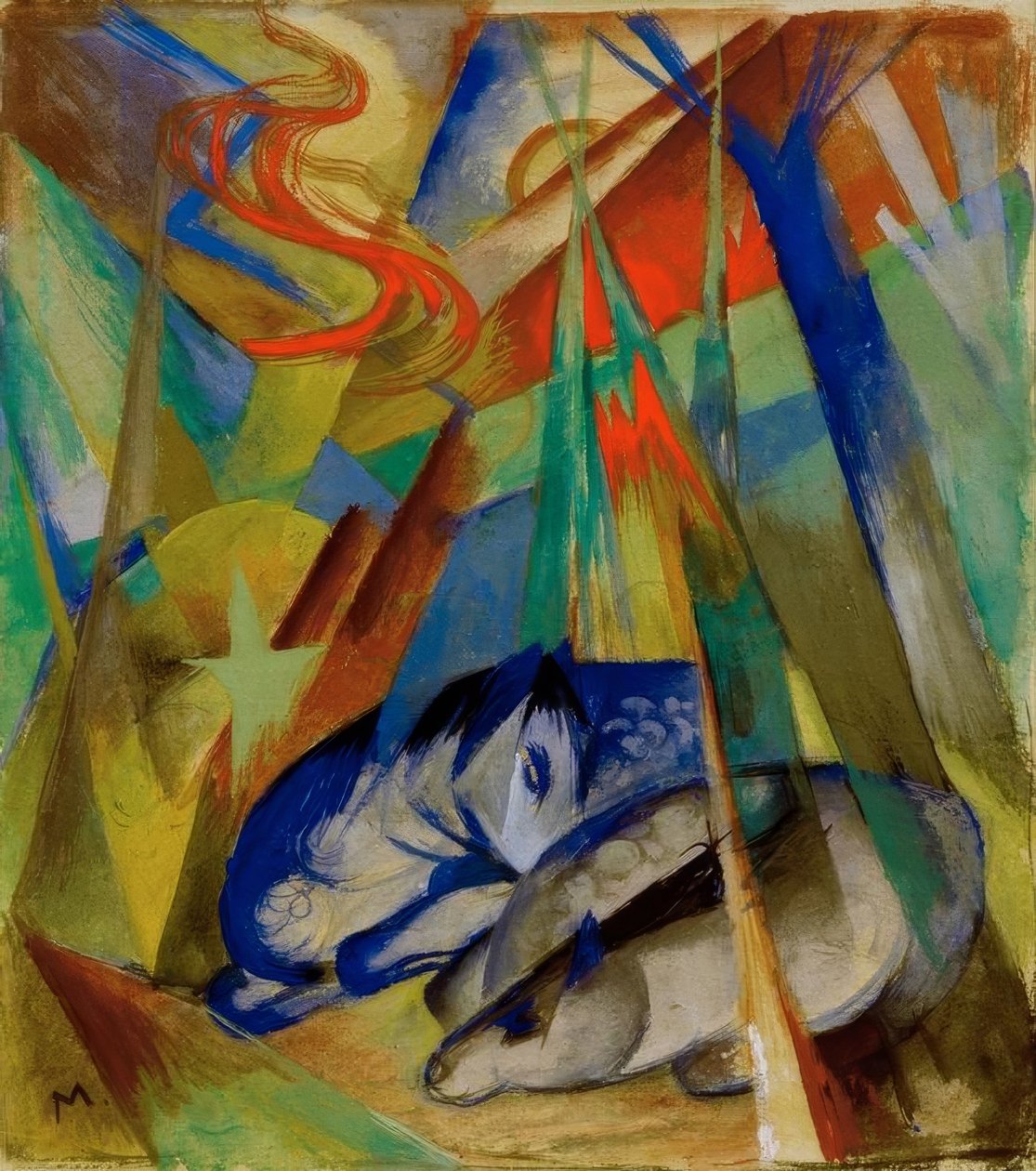 Animali dormienti da Franz Marc