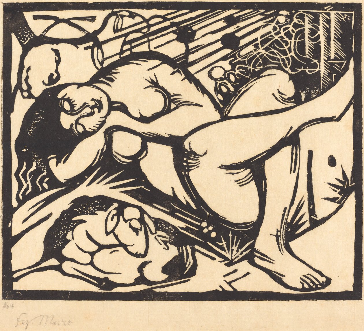 Pastorella Dormiente da Franz Marc