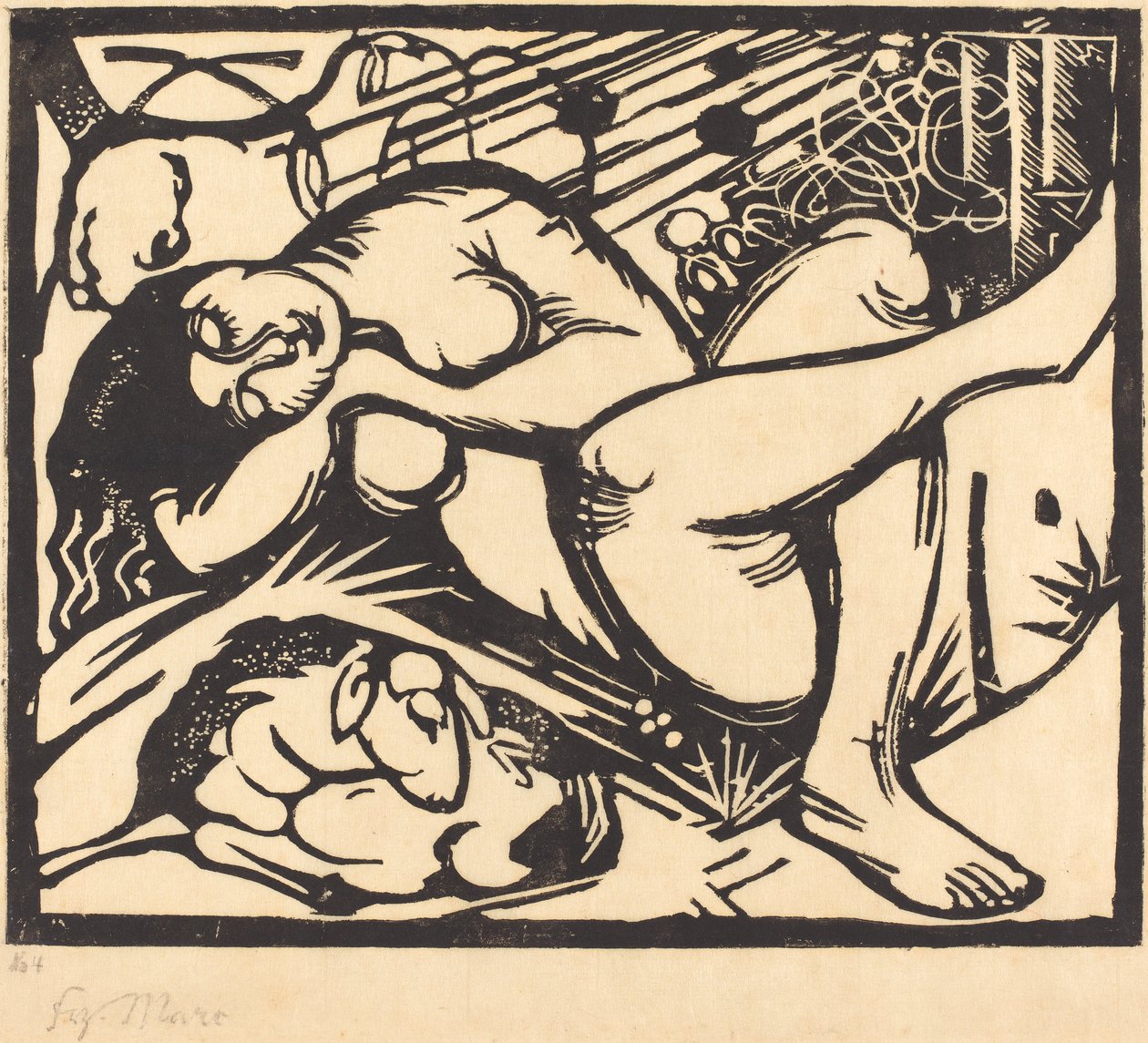 Pastorella dormiente da Franz Marc