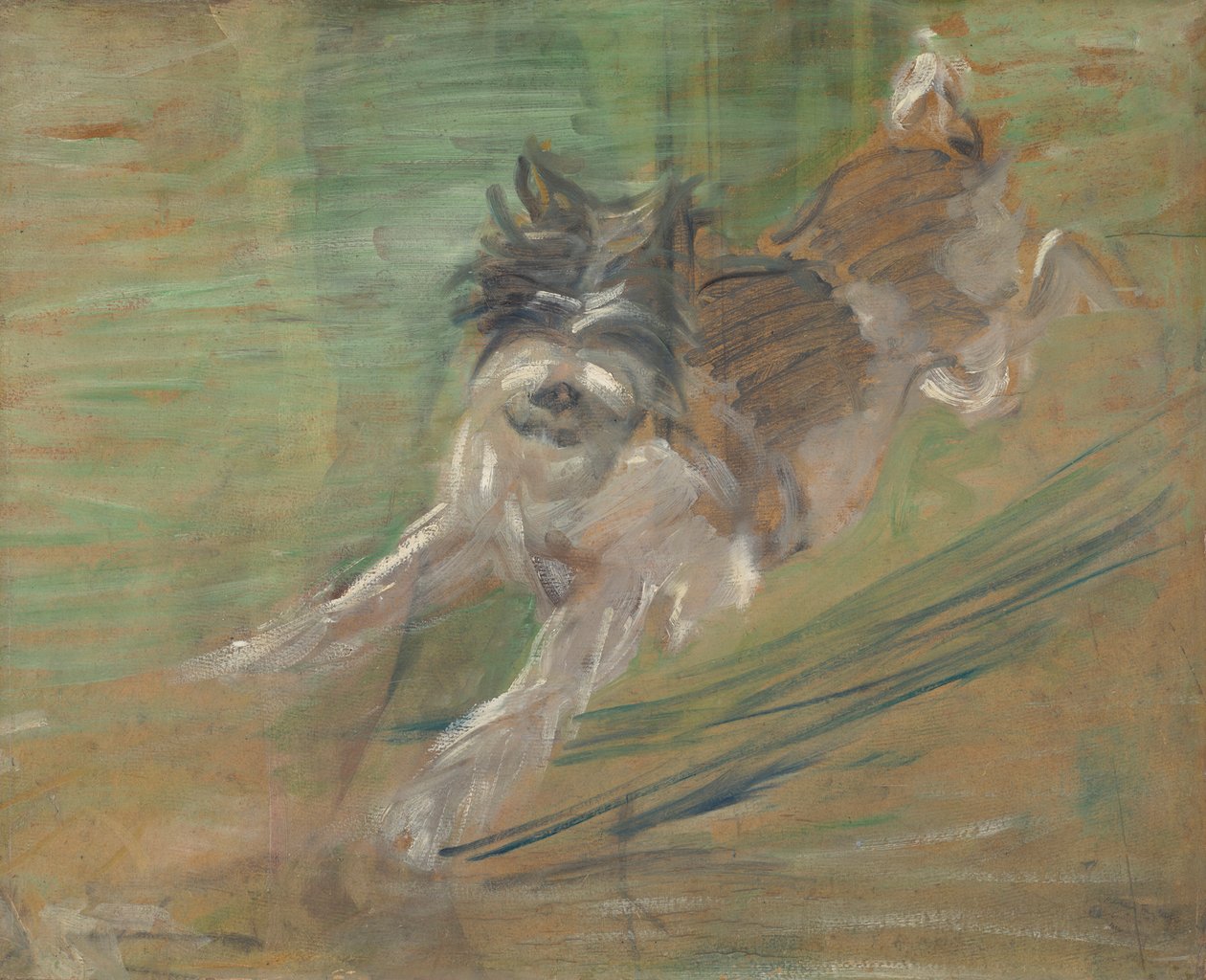 Cane che salta «Schlick» da Franz Marc