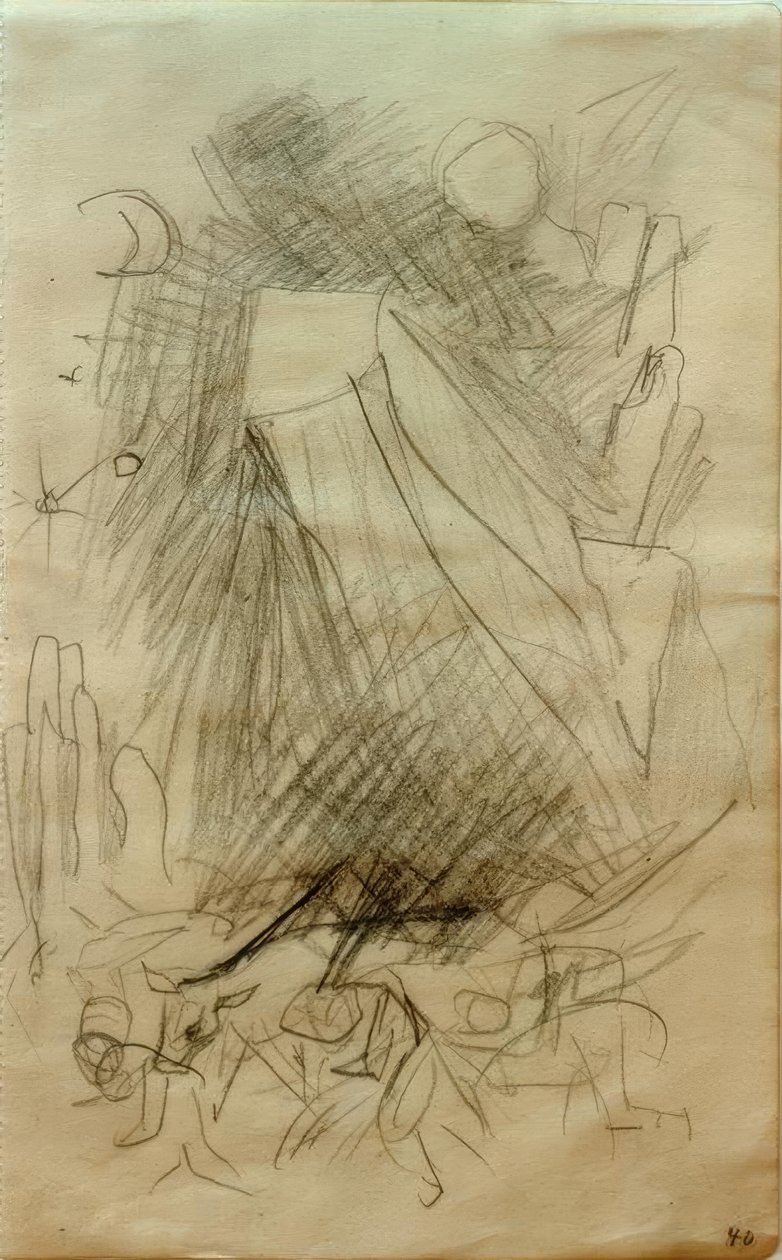 Montagna che crolla da Franz Marc