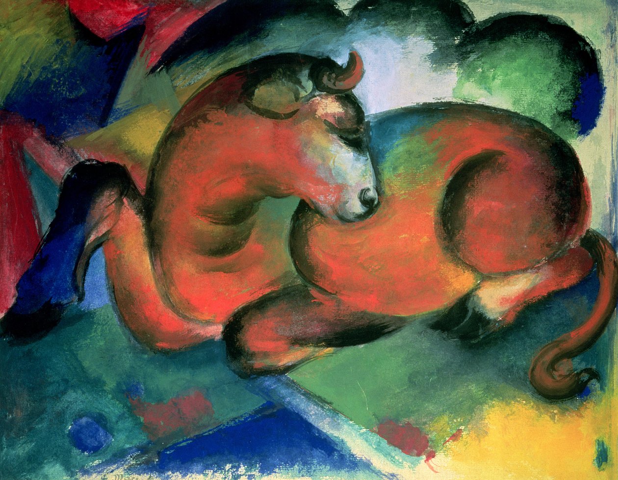Il toro rosso da Franz Marc
