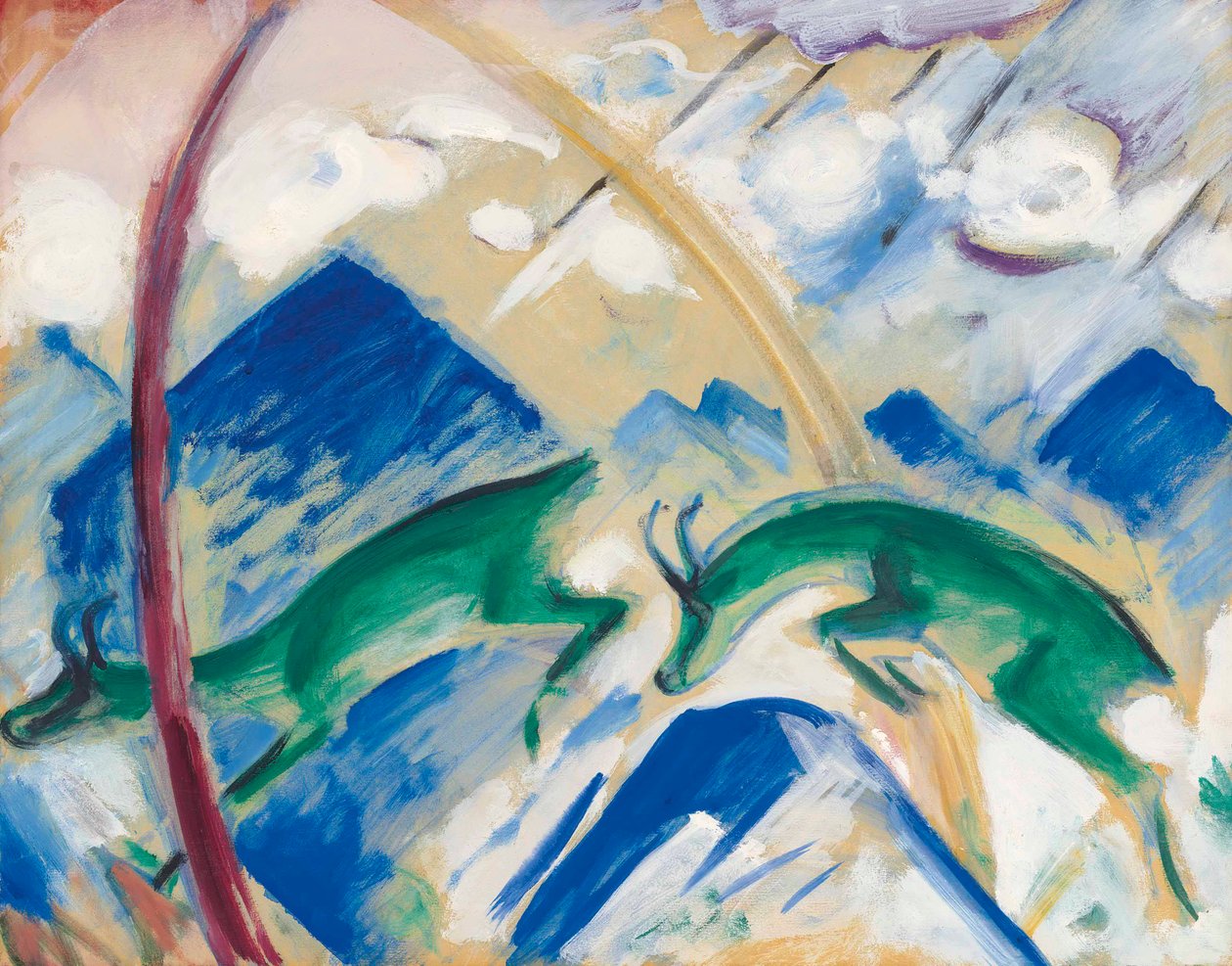 Il Camoscio, 1911 da Franz Marc