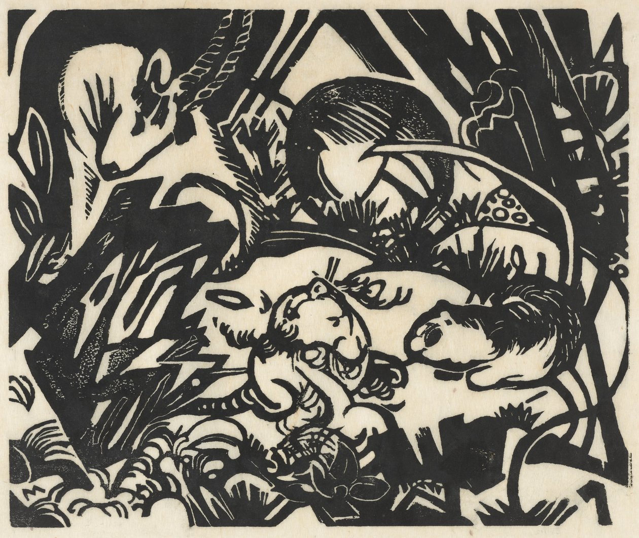 Tierlegende (Leggenda degli Animali) da Franz Marc