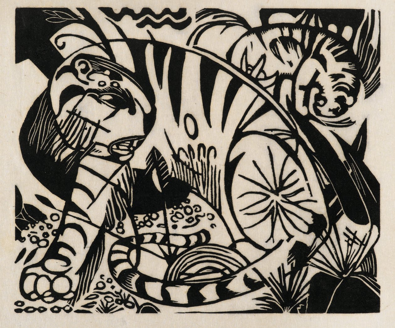 Tigre, 1912 da Franz Marc