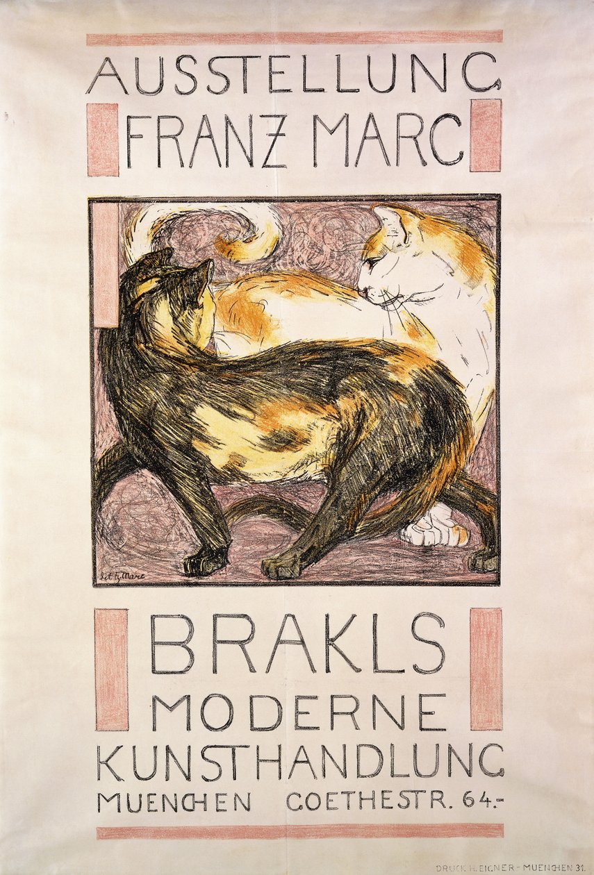 Due gatti da Franz Marc