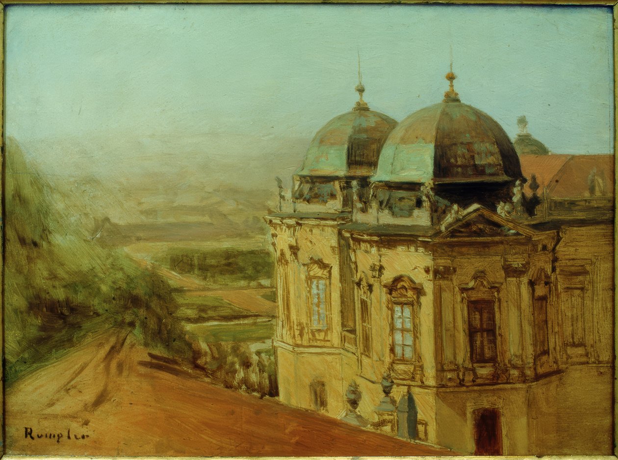 Il Belvedere Superiore a Vienna da Franz Rumpler