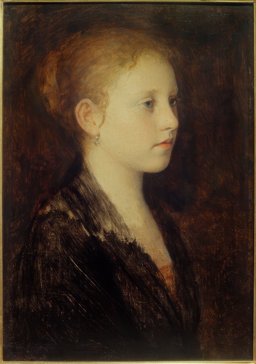 Testa di ragazza da Franz Rumpler