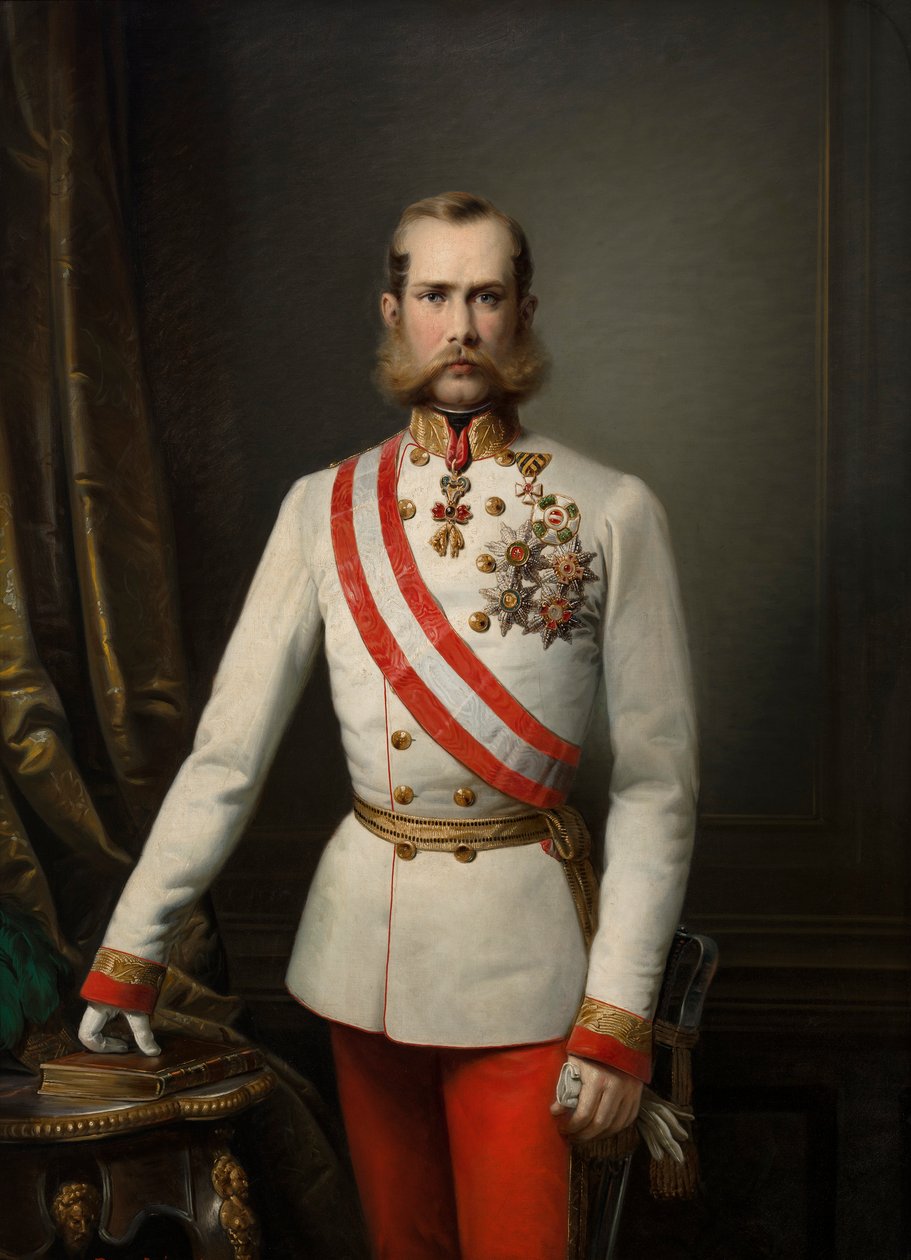 Tedesco: Bildnis des Franz Joseph I Ritratto di Francesco Giuseppe I da Franz Russ the Elder