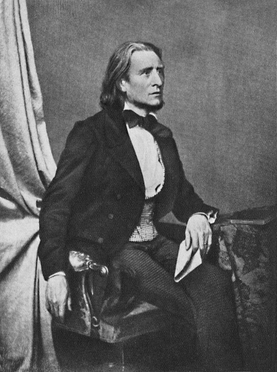 Franz Liszt, c. 1860, 1939 da Franz Seraph Hanfstaengl