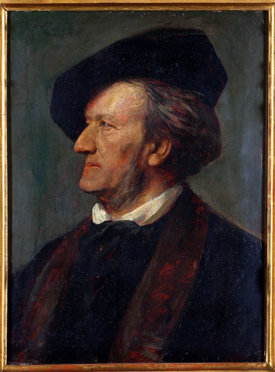 Ritratto del compositore Richard Wagner da Franz Seraph von Lenbach