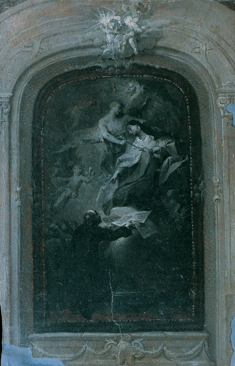 Bozzetto per un altare di Teresa da Franz Sigrist d. Ä.