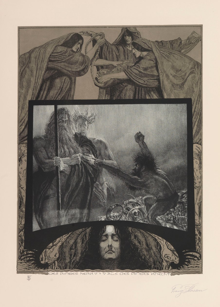 Der Ring des Nibelungen da Franz Stassen