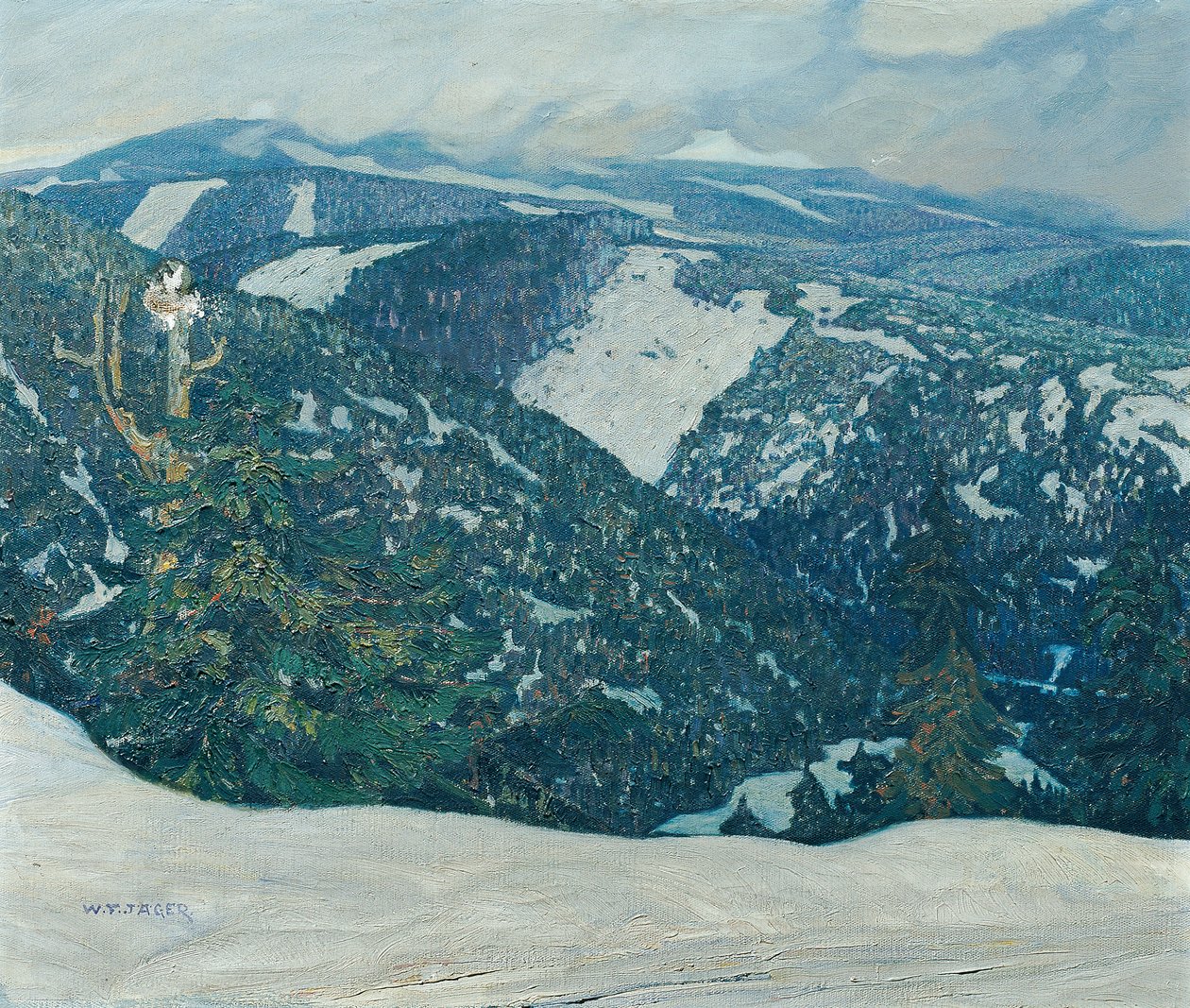 Paesaggio dei Monti dei Giganti da Franz Wilhelm Jäger